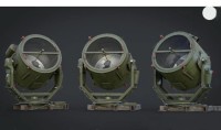 3D model of military light